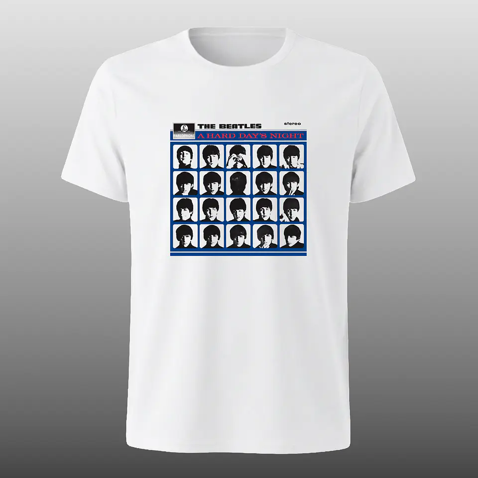 Polera The Beatles - A Hard Day's Night 1