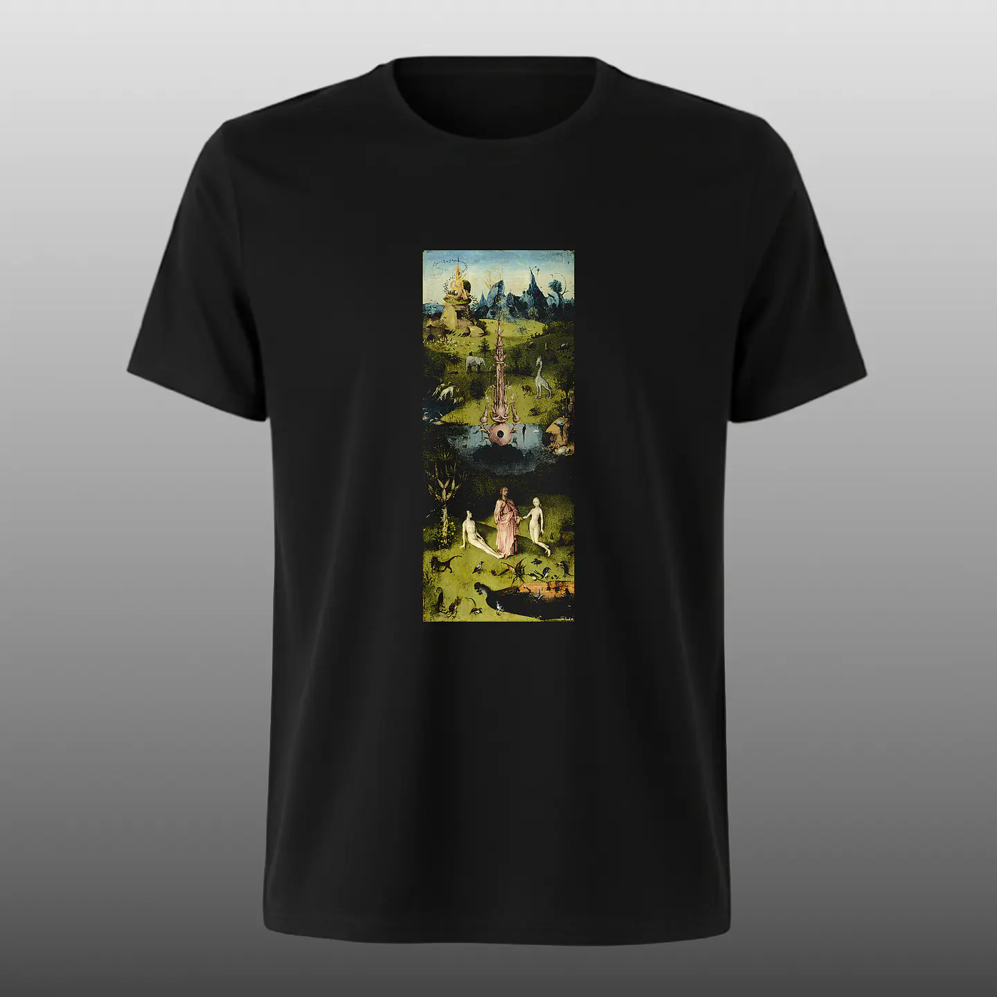 Polera El Bosco - El Jardín de las Delicias - Panel Izquierdo 1