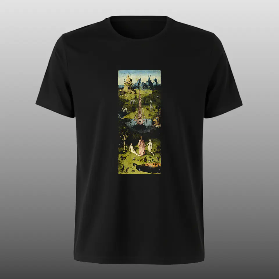 Polera El Bosco - El Jardín de las Delicias - Panel Izquierdo 1