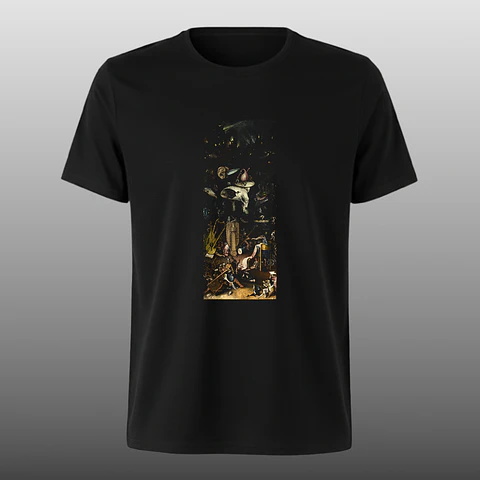 Polera El Bosco - El Jardín de las Delicias - Panel Derecho