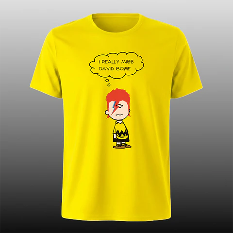 Polera Charlie Brown - David Bowie