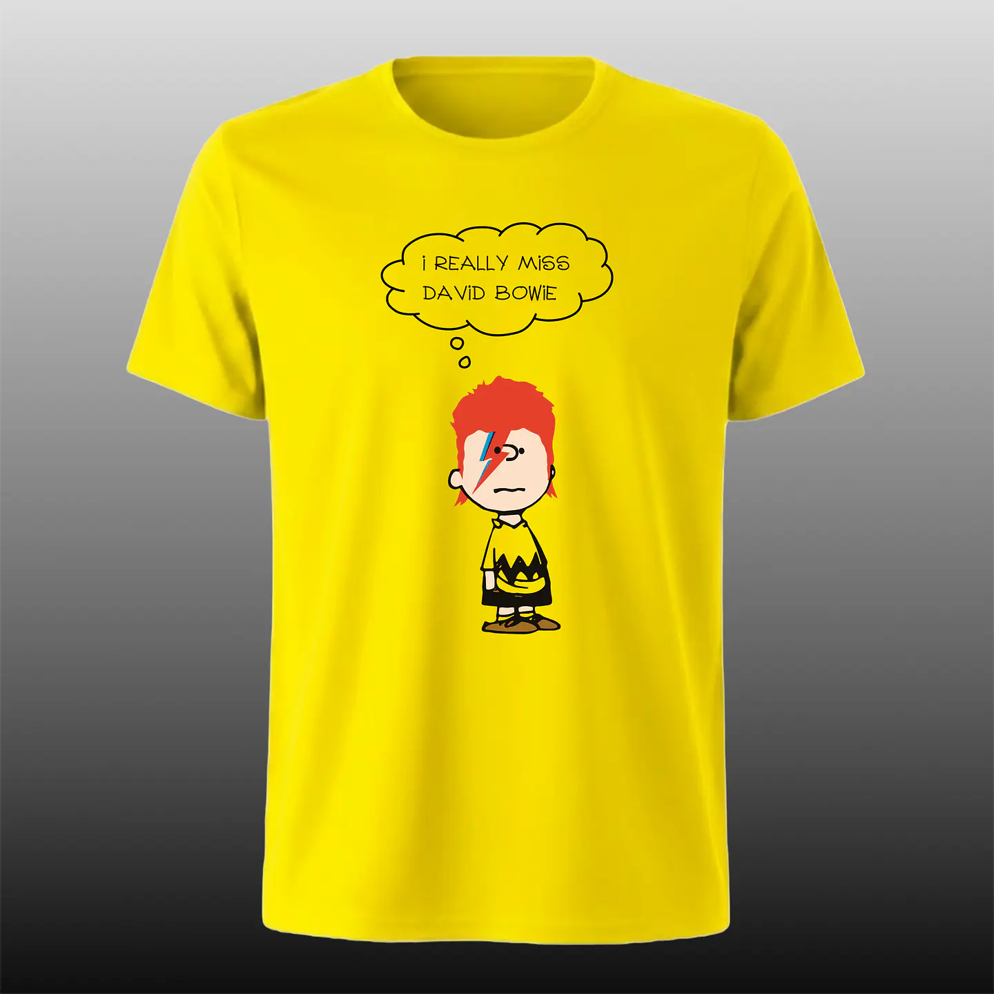 Polera Charlie Brown - David Bowie 1