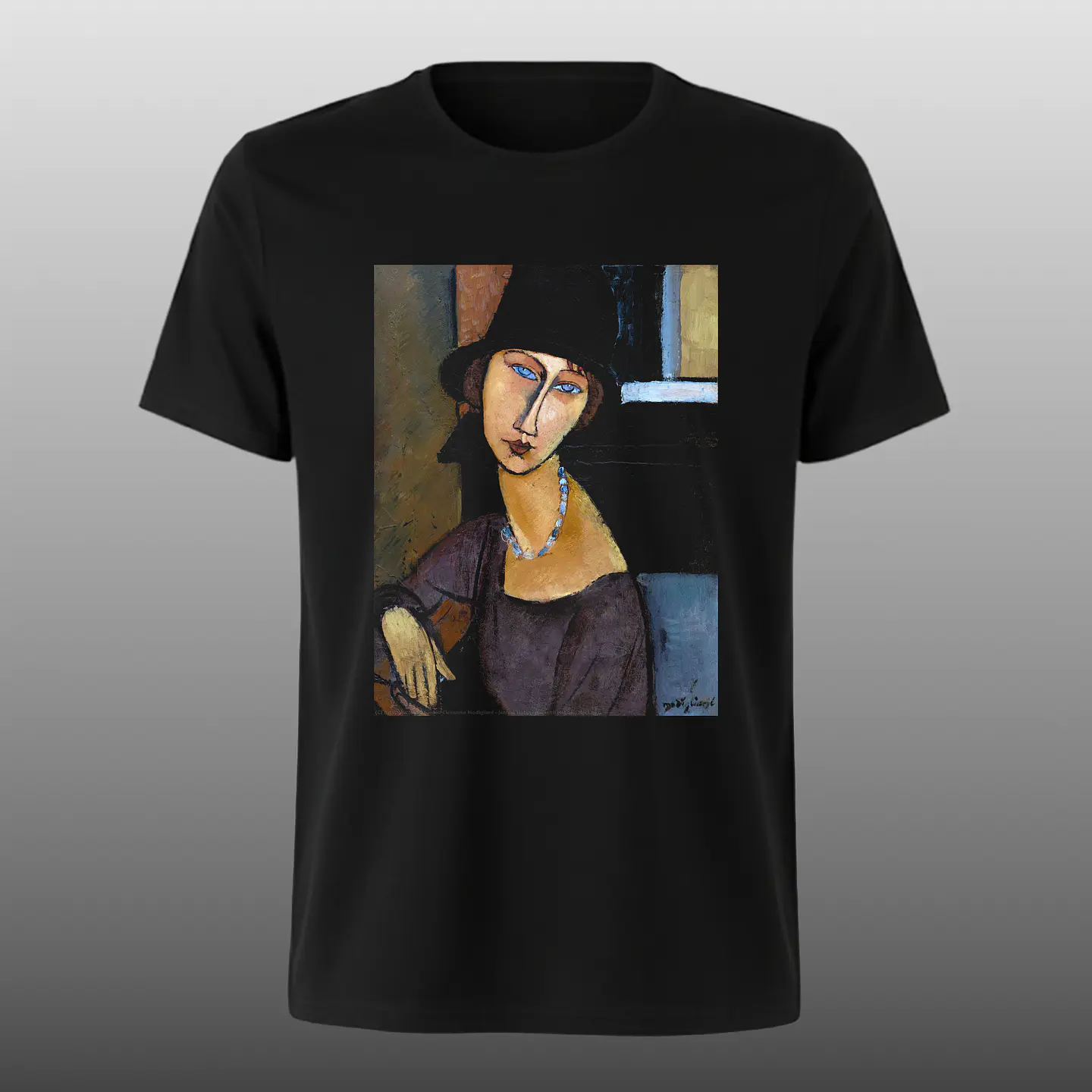 Polera Modigliani - Retrato de Jeanne Hebuterne 1