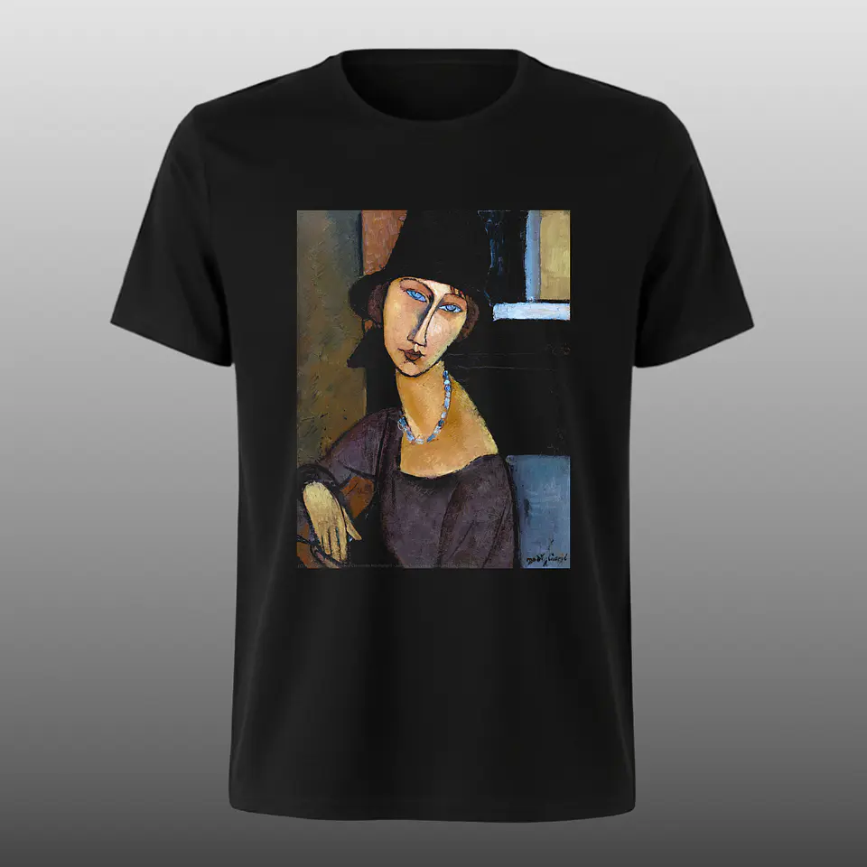 Polera Modigliani - Retrato de Jeanne Hebuterne 1