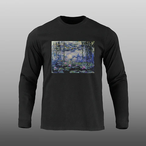 Manga Larga - Monet - Water Lillies