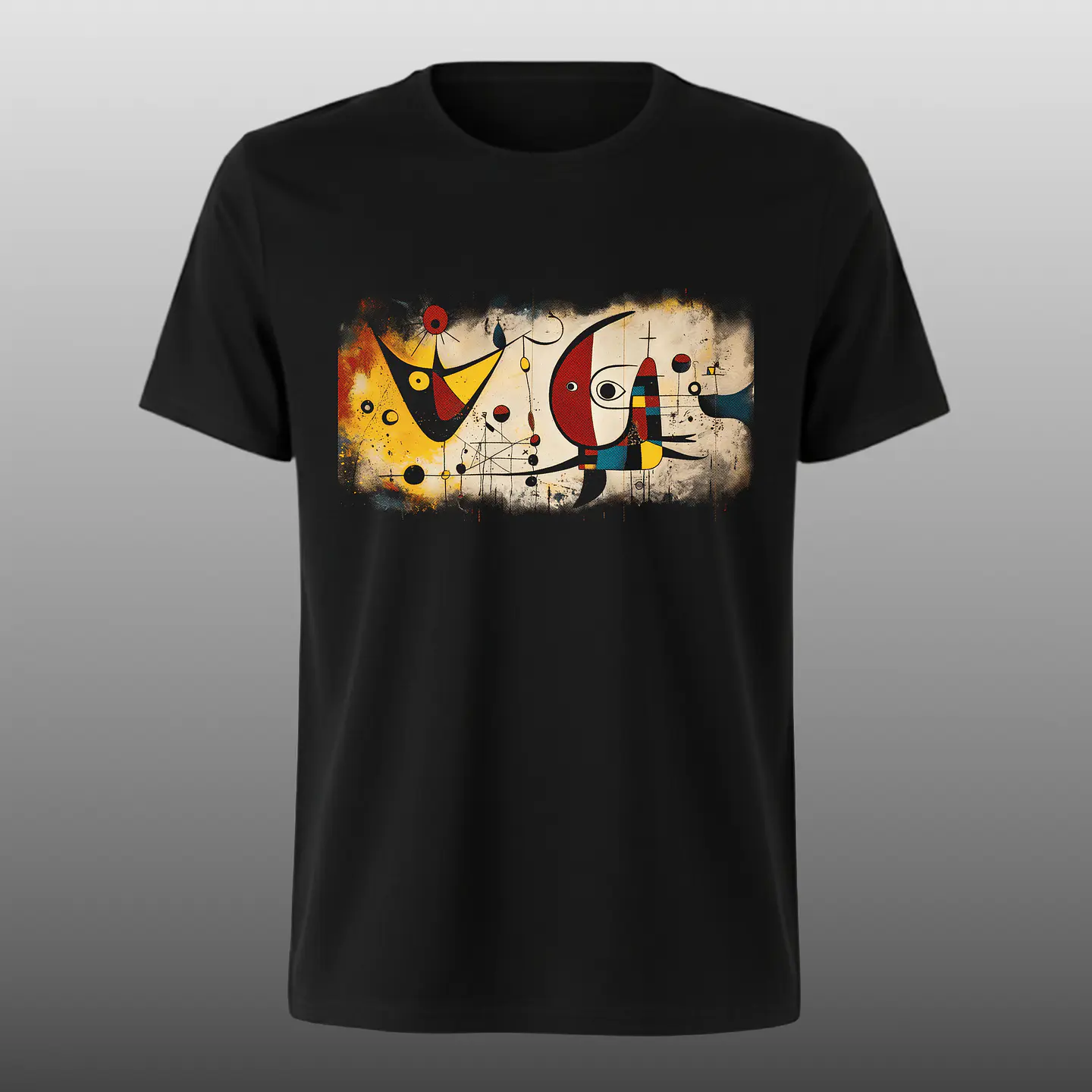 Polera Miró - Mujeres, Luna, Estrellas 1