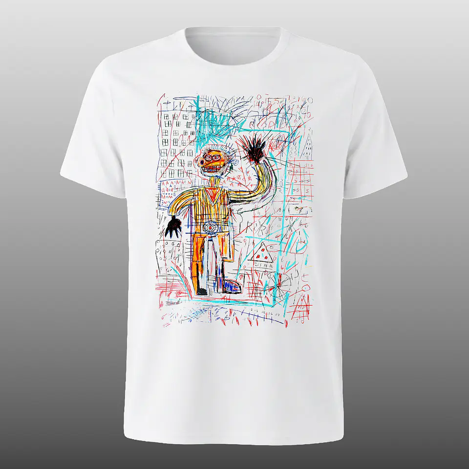 Polera Jean Michel Basquiat - Untitled V 1