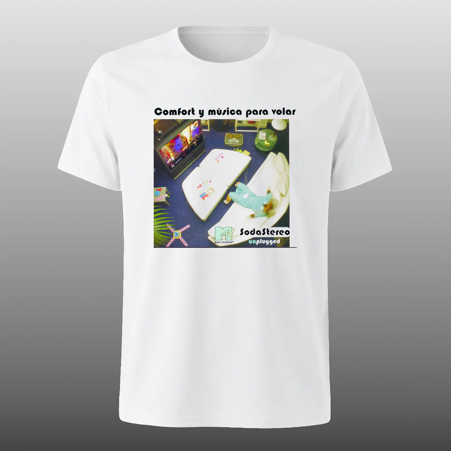 Polera Soda Stereo - Comfort y musica para volar 1