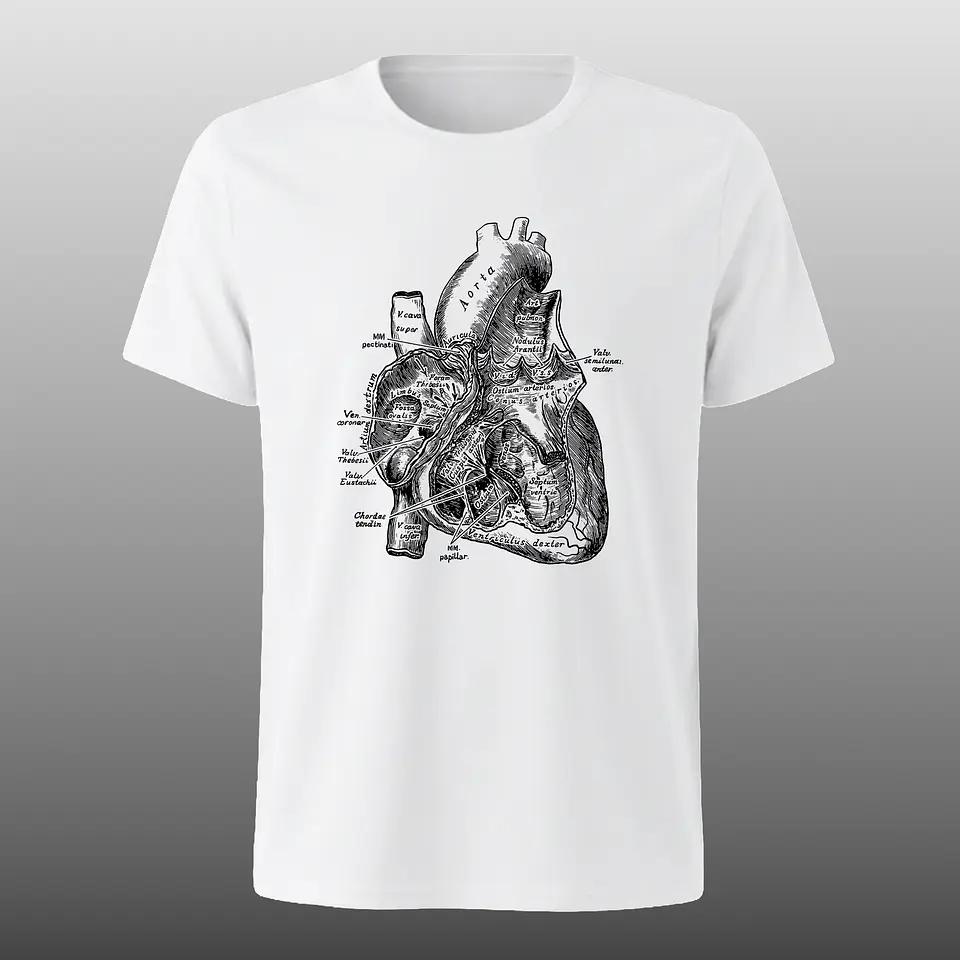 Polera anatomía del corazón 1