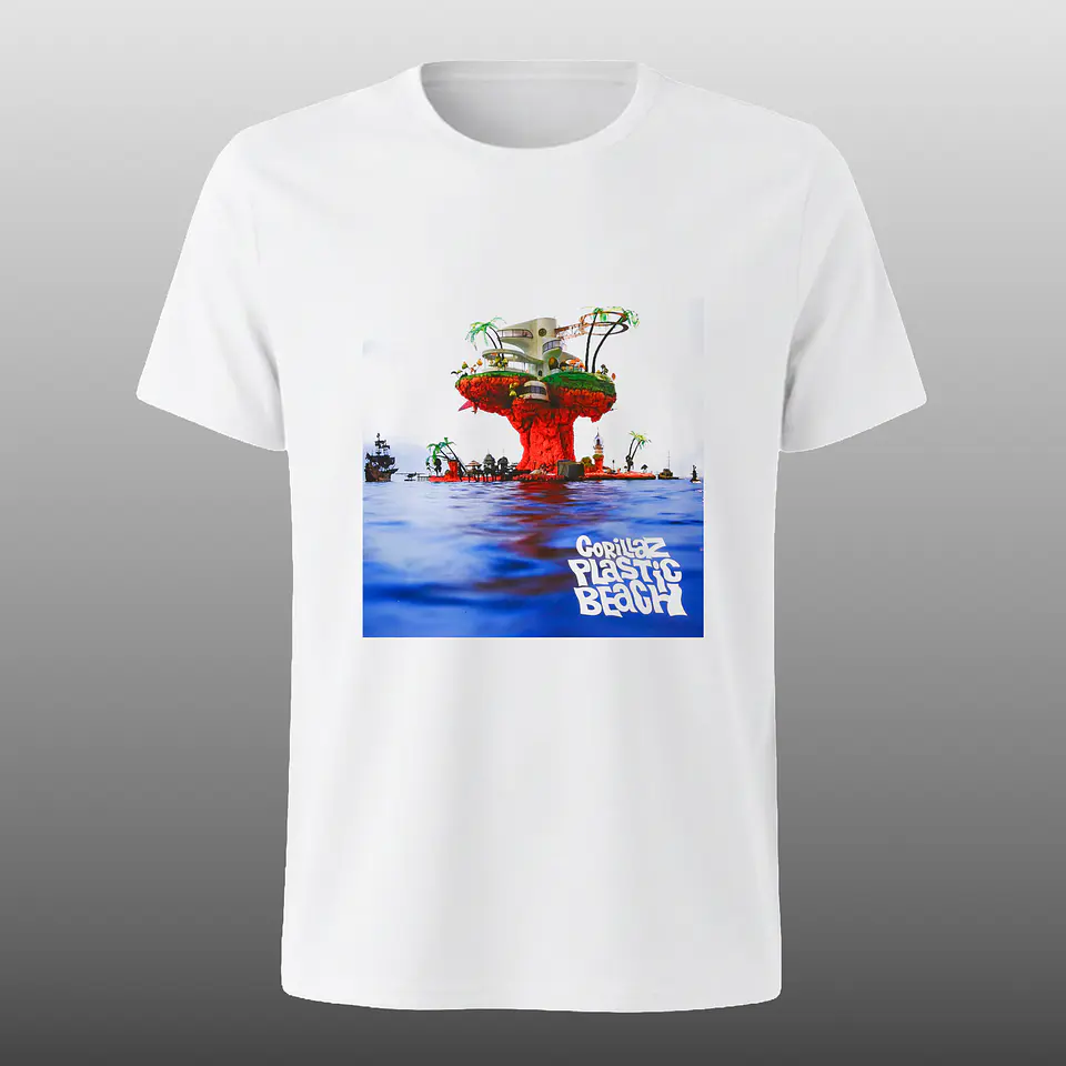 Polera Gorillaz - Plastic Beach 1