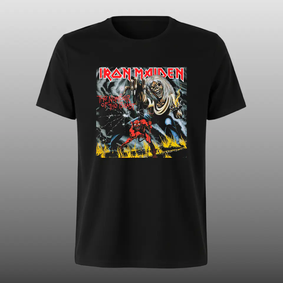 Polera Iron Maiden - The number of the Beast 1