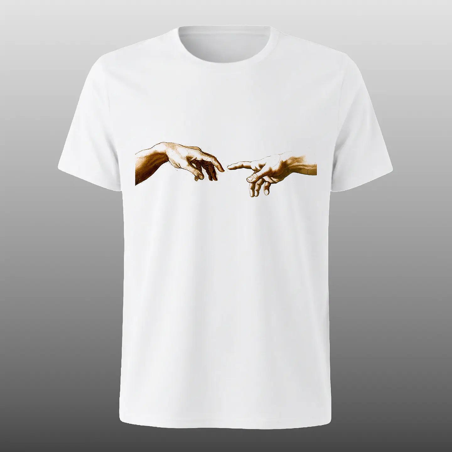 Polera Miguel Angel - La creación de Adán 1