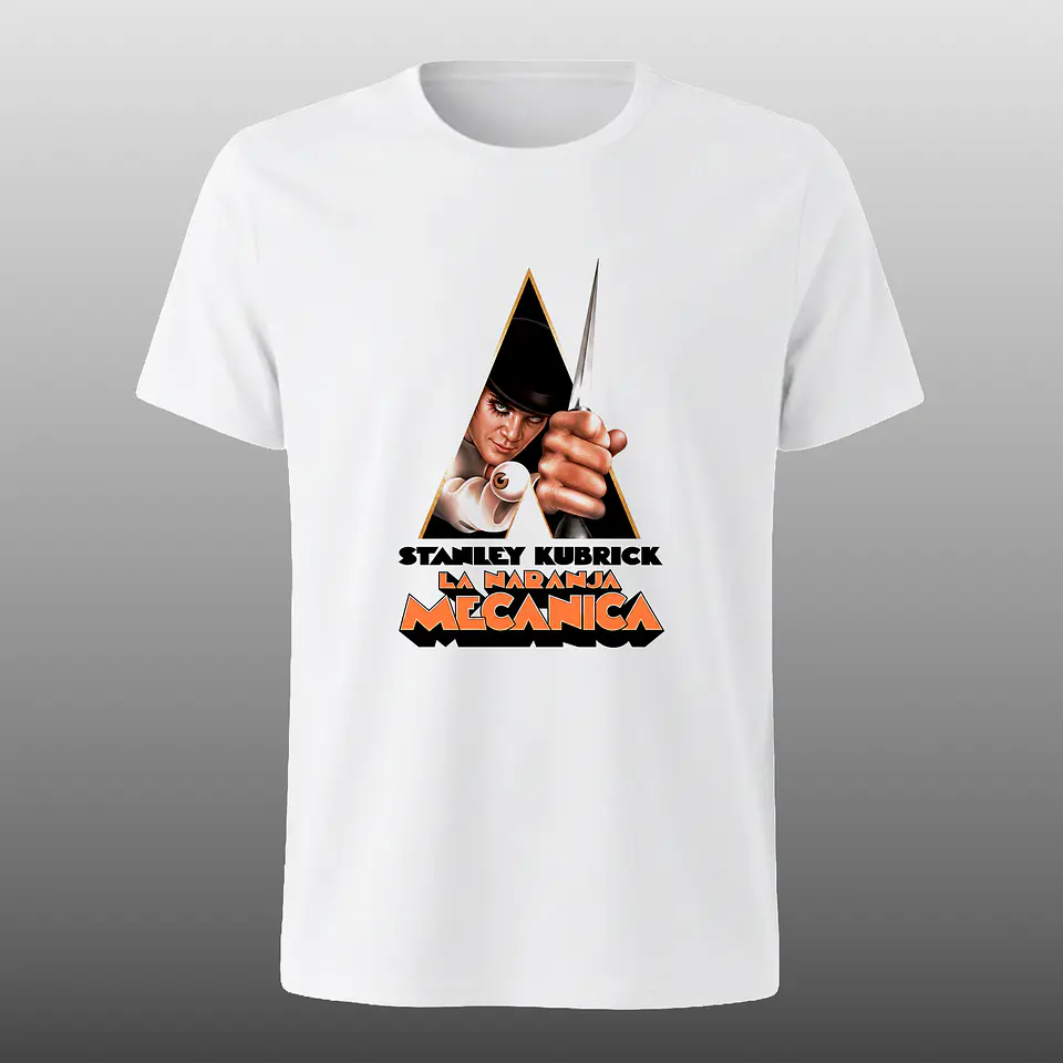 Polera Stanley Kubrick - La naranja mecánica 1
