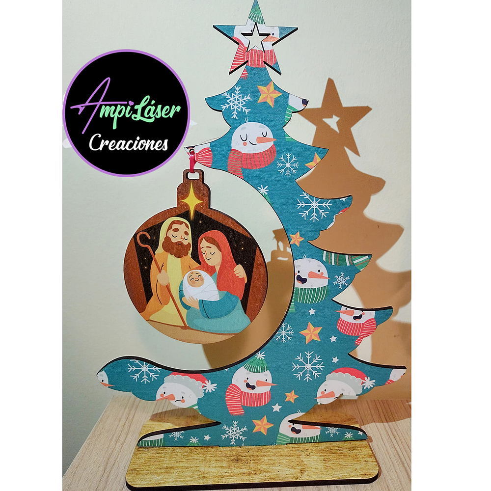 Árbol Navideño Personalizado con 1 esfera 