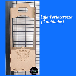 12 Cajas porta cerveza de 2 unidades