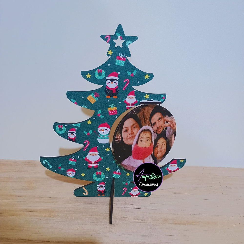 Arbol navidad giratorio personalizado 