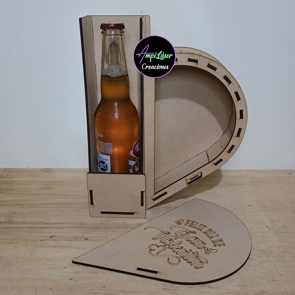 Porta cerveza con caja desde 12 unidades