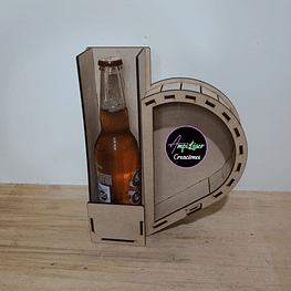 Porta cerveza con caja desde 12 unidades