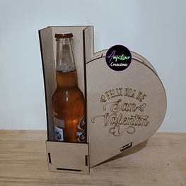 Porta cerveza con caja desde 6 unidades