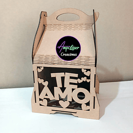 Caja Te amo 22x17x32Cm desde 12 unidades