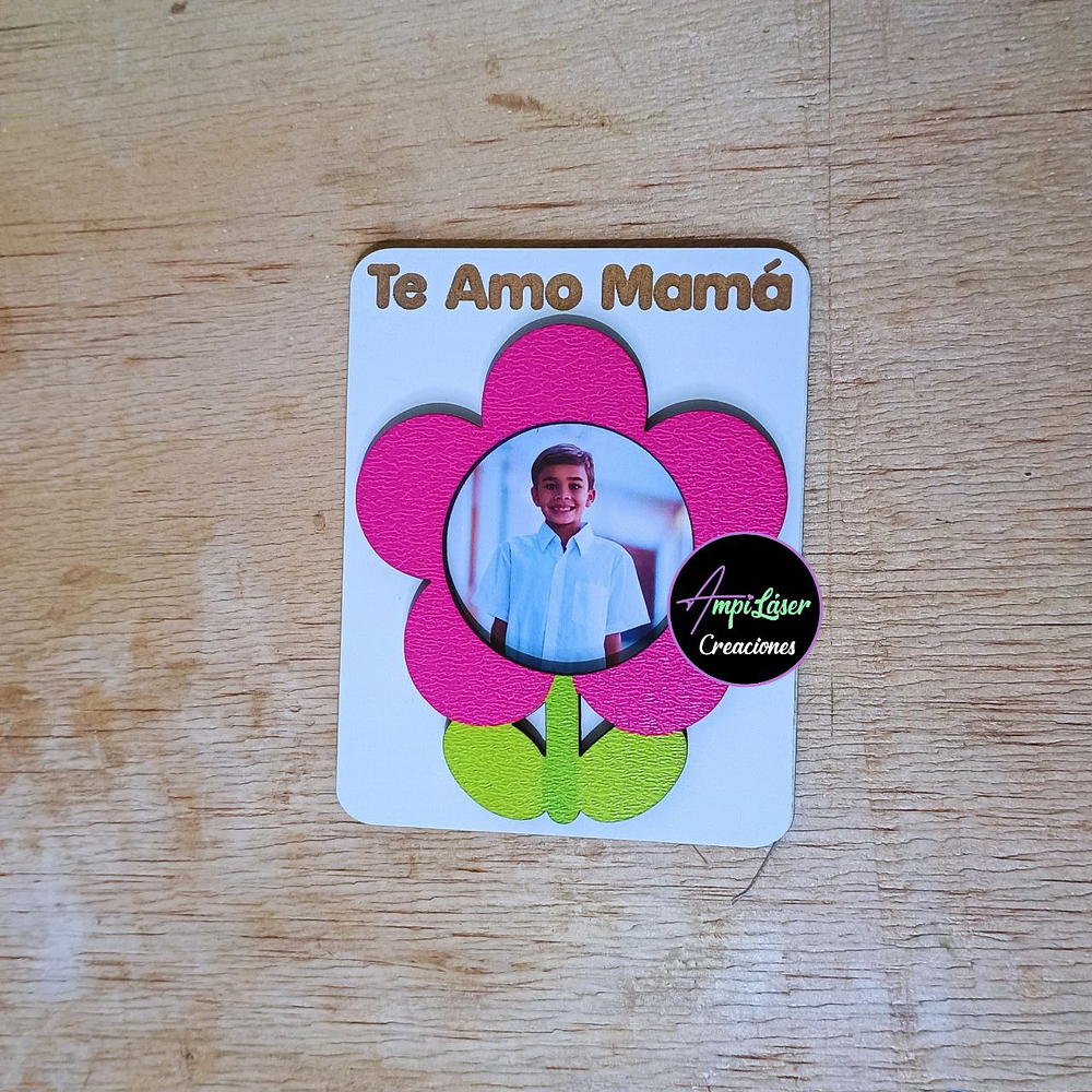 imán te amo mamá 12 unidades