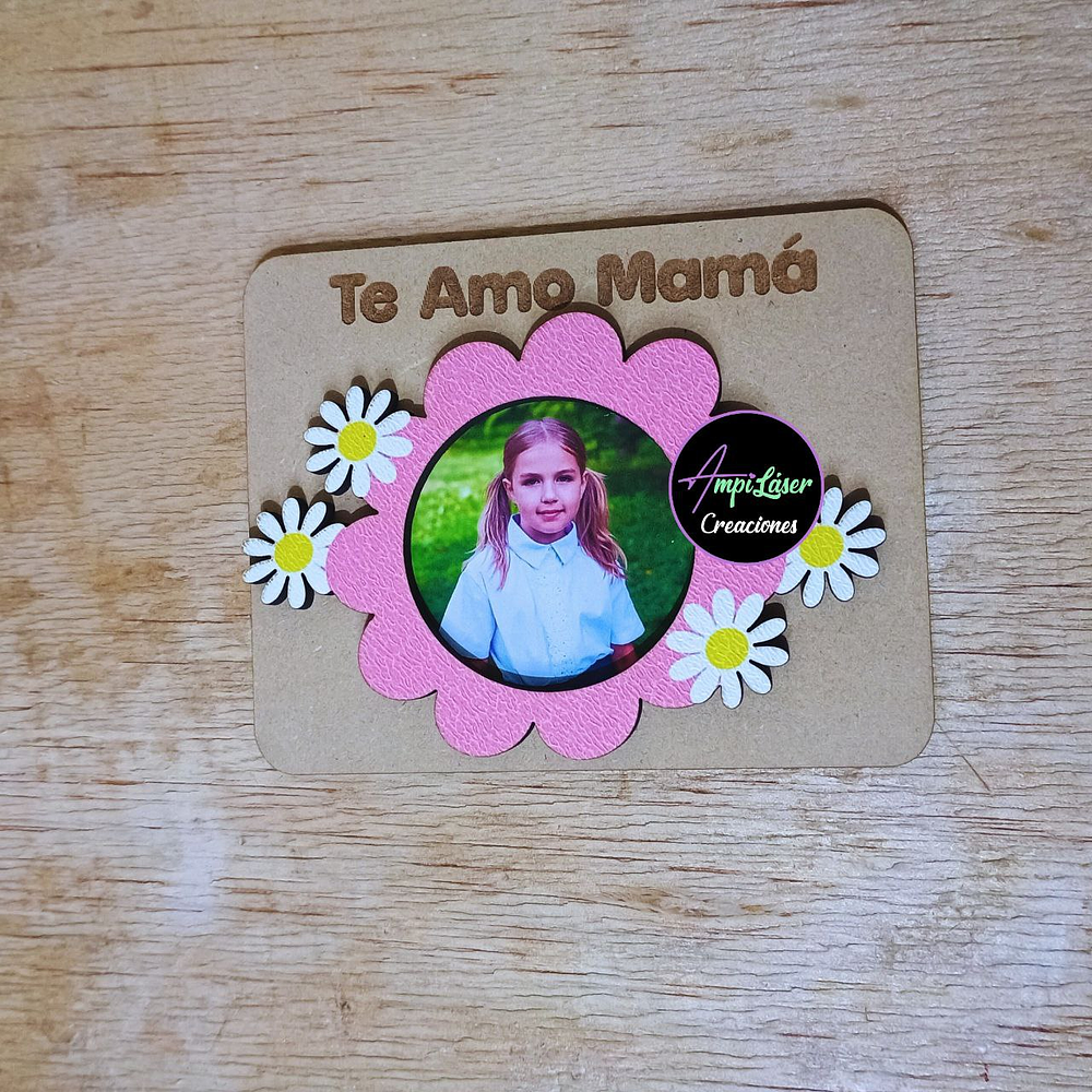 imán te amo mamá 12 unidades