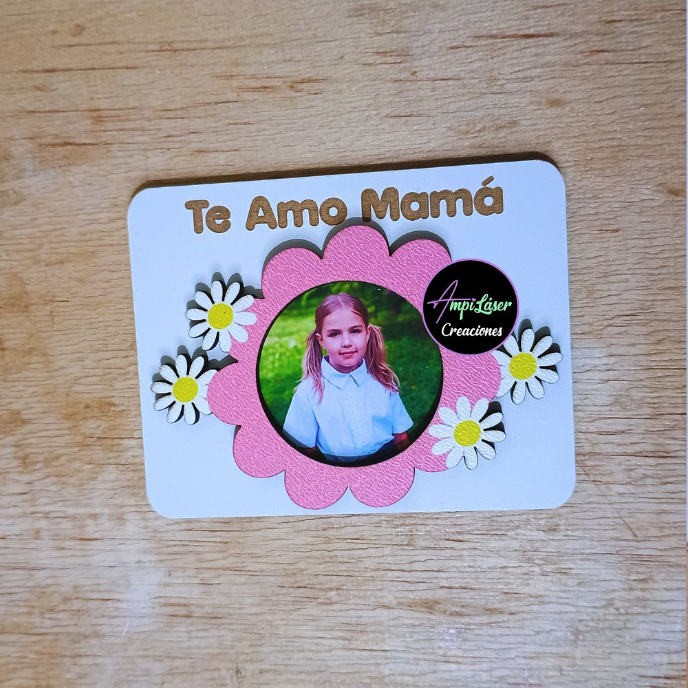 imán te amo mamá 12 unidades