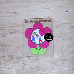 imán te amo mamá 12 unidades