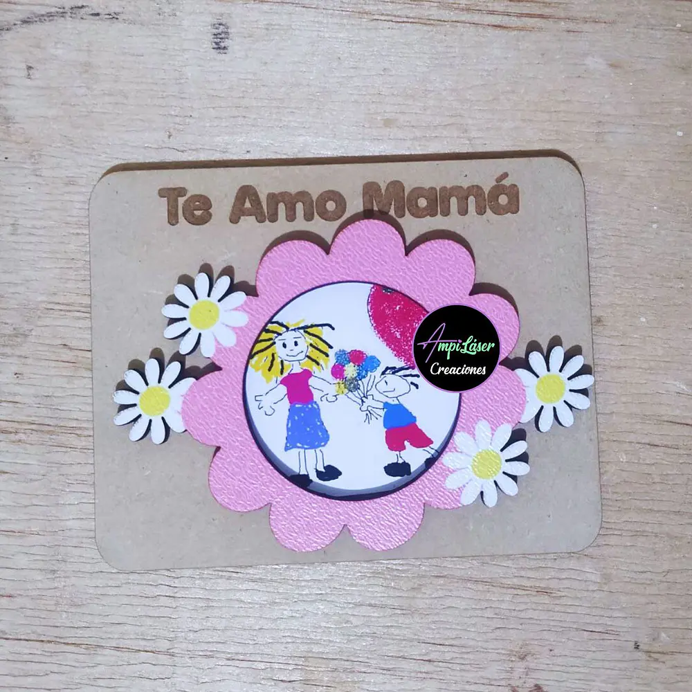 imán te amo mamá desde 20 hasta 39 unidades