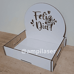 Bandejas espaldar blancas desde 12 unidades 30x20x6Cm