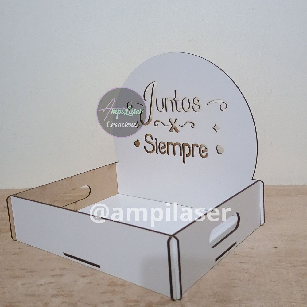 Bandejas espaldar blancas desde 12 unidades 30x20x6Cm