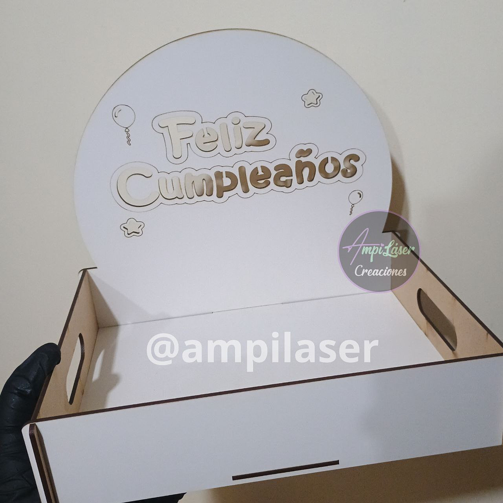 Bandejas espaldar blancas desde 6 unidades 25x20x6Cm