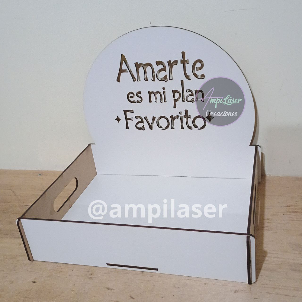 Bandejas espaldar blancas desde 6 unidades 25x20x6Cm