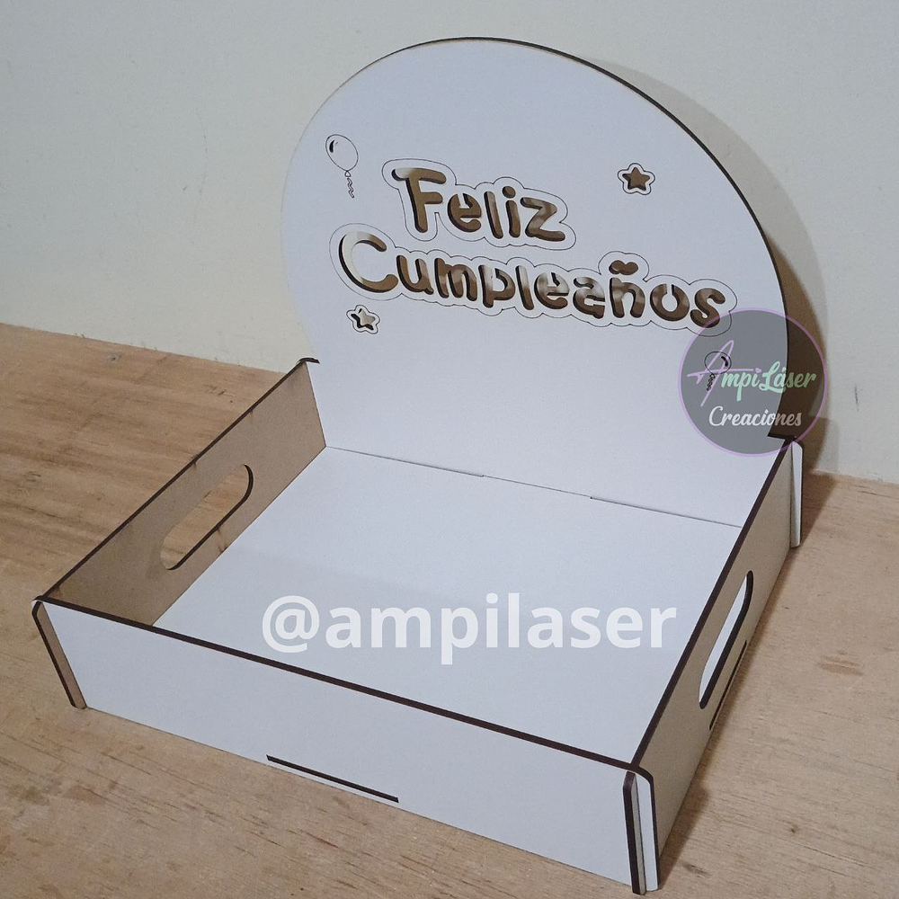 Bandejas espaldar blancas desde 6 unidades 25x20x6Cm