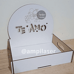 Bandejas espaldar blancas desde 12 unidades 25x20x6Cm