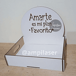 Bandejas espaldar blancas desde 12 unidades 25x20x6Cm