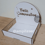 Bandejas espaldar blancas desde 12 unidades 25x20x6Cm