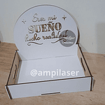 Bandejas espaldar blancas desde 12 unidades 25x20x6Cm