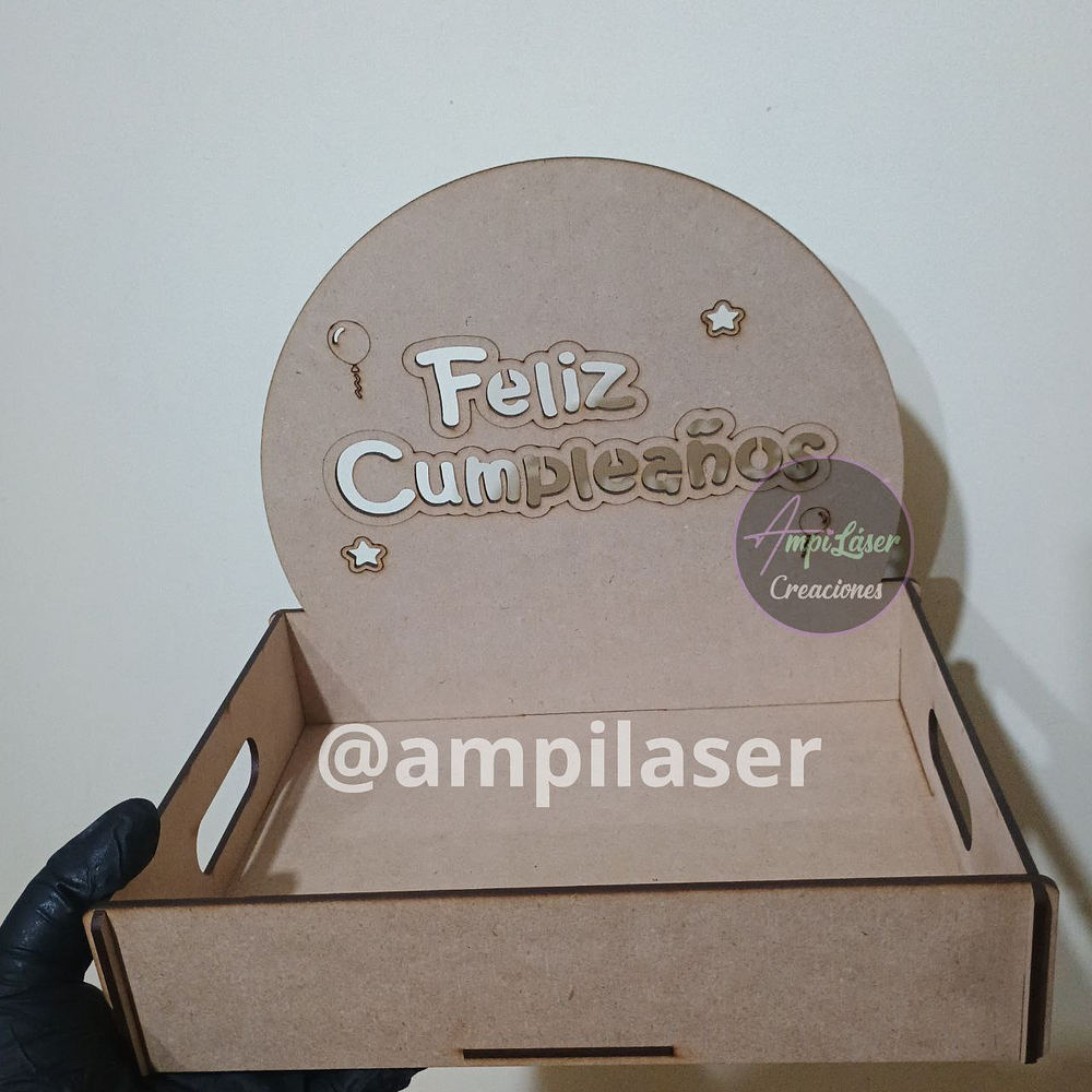 Bandejas espaldar cafes desde 12 unidades 25x20x6Cm