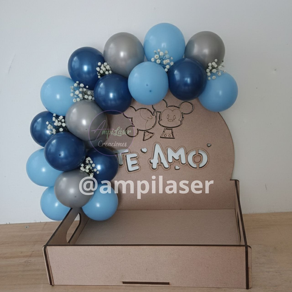 Bandejas espaldar cafes desde 12 unidades 25x20x6Cm