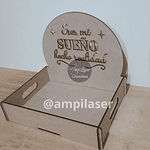 Bandejas espaldar cafes desde 12 unidades 25x20x6Cm