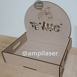 Bandejas espaldar cafes desde 6 unidades 25x20x6Cm