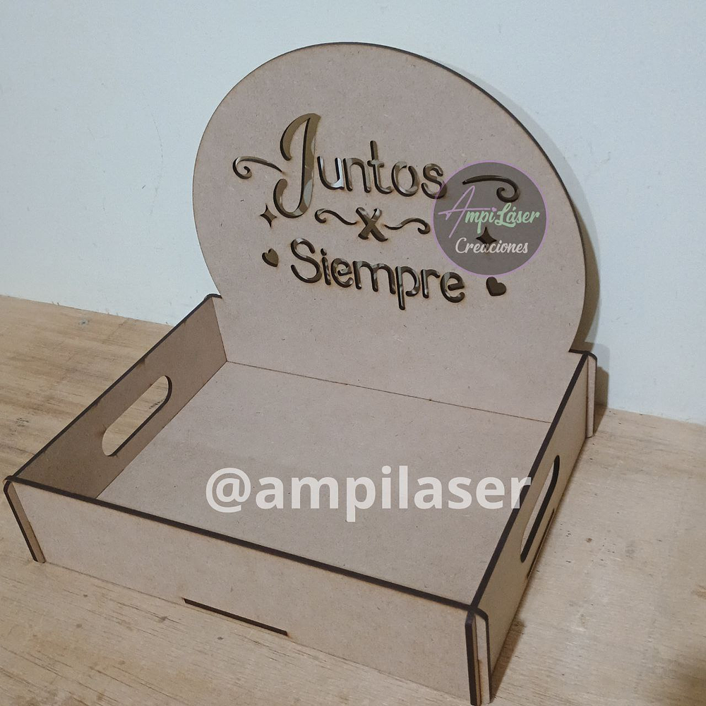 Bandejas espaldar cafes desde 6 unidades 25x20x6Cm