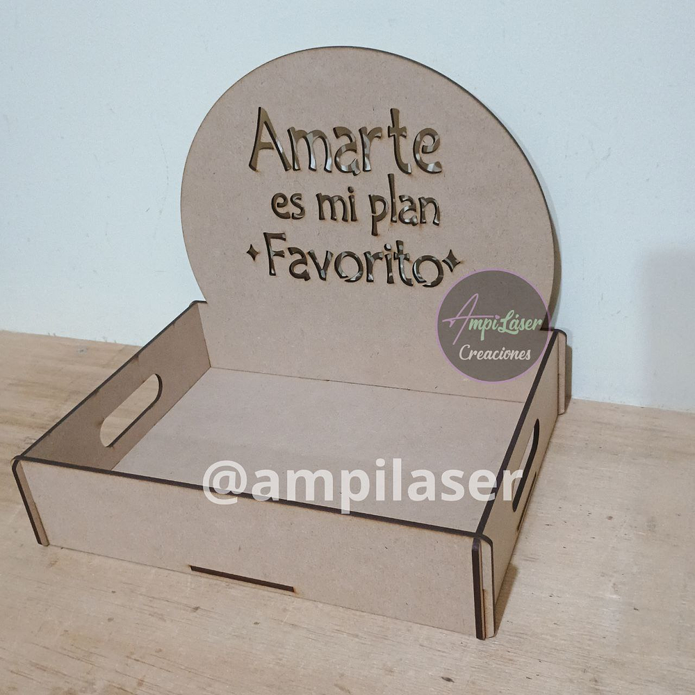 Bandejas espaldar cafes desde 6 unidades 30x20x6Cm
