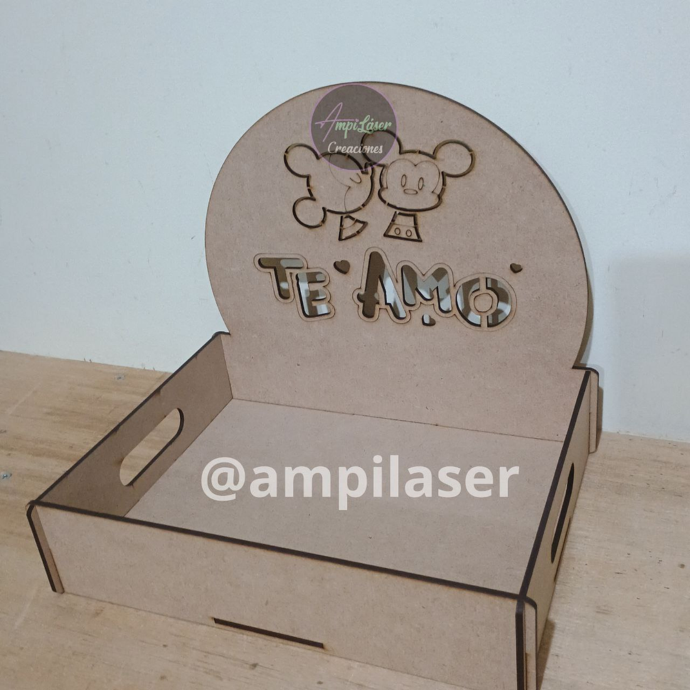 Bandejas espaldar cafes desde 12 unidades 30x20x6Cm