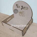 Bandejas espaldar cafes desde 12 unidades 30x20x6Cm