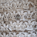 Llavero bautizo grabado 12 unidades ángel