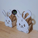 Dulcero canasto conejo desde 6 unidades