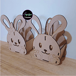 Dulcero canasto conejo desde 6 unidades