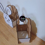 Dulcero canasto conejo desde 6 unidades